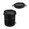 Wakeman Round Collapsible Trash Can, Black, 600D, 3.5S steel wire, 22 in, 4 PK 75-CMP1151 - alternate 8